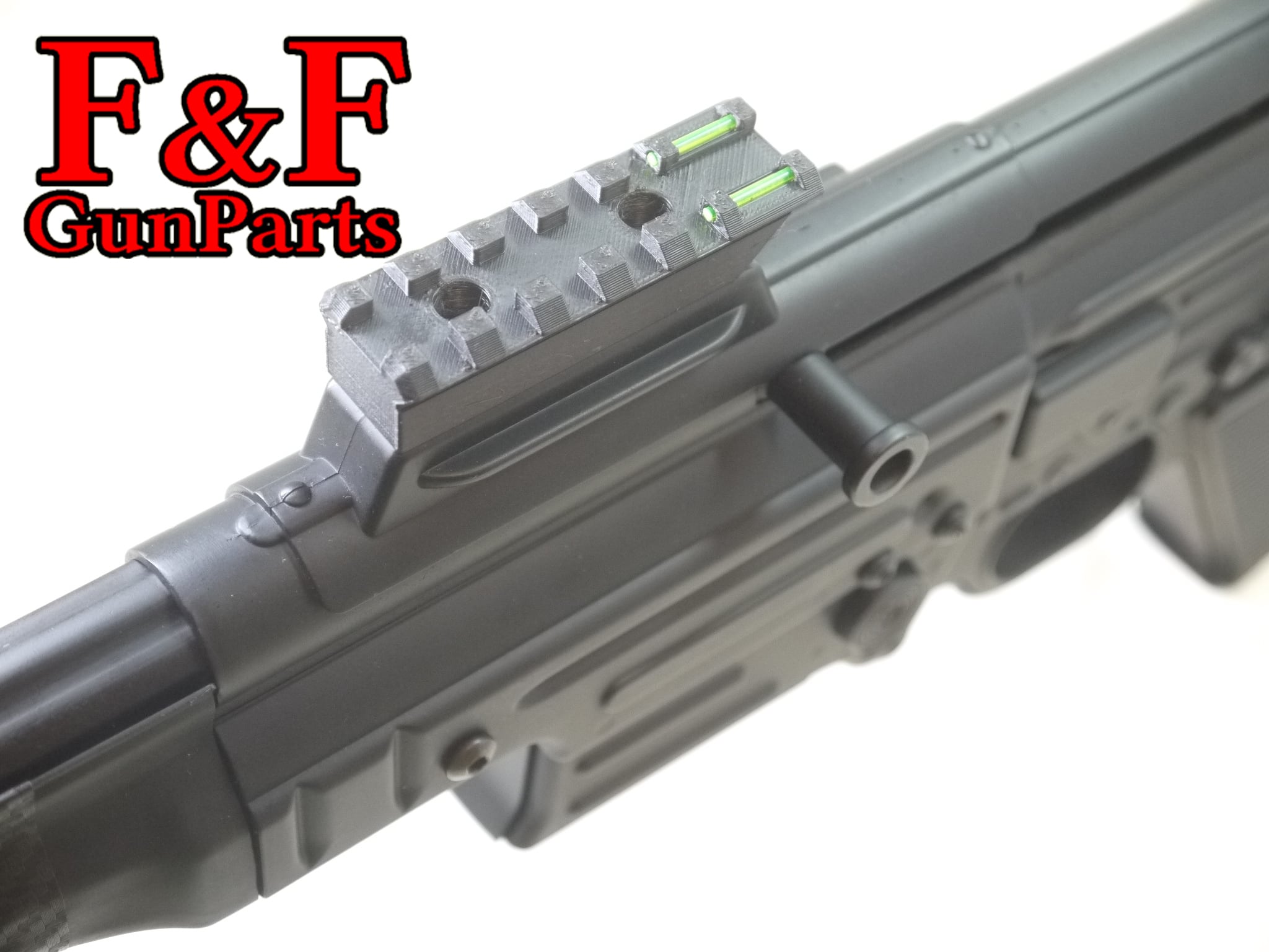 AGM MP44対応 集光ファイバー付20mmトップレール