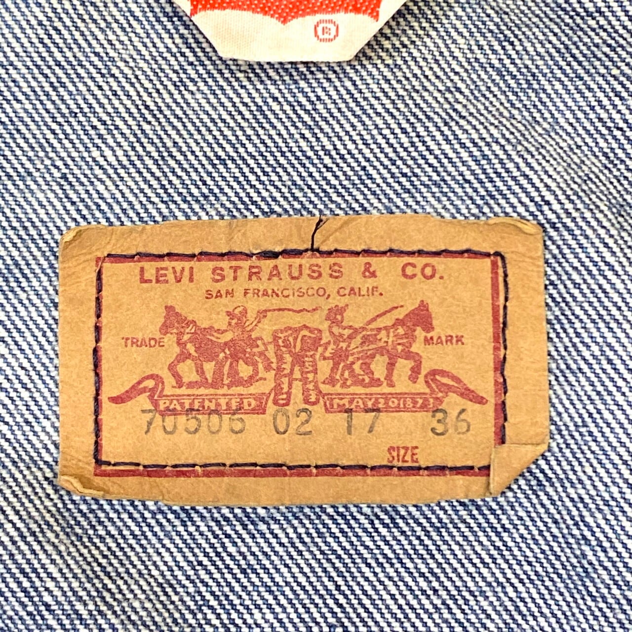 80年代 ビンテージ フランス製 Levi's リーバイス 70506 0217 デニム