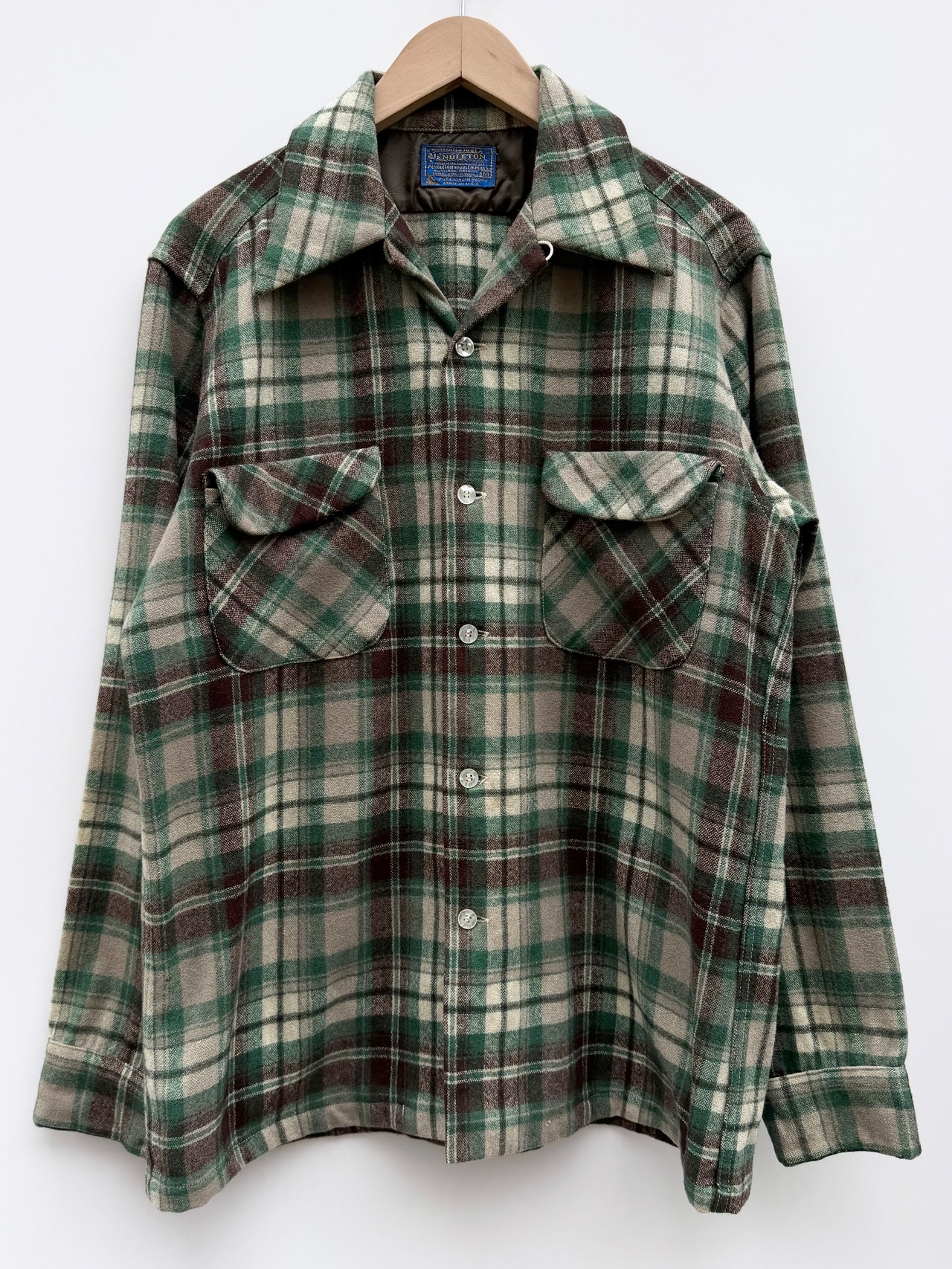 70s PENDLETON WOOL SHIRT MADE IN USA Size M