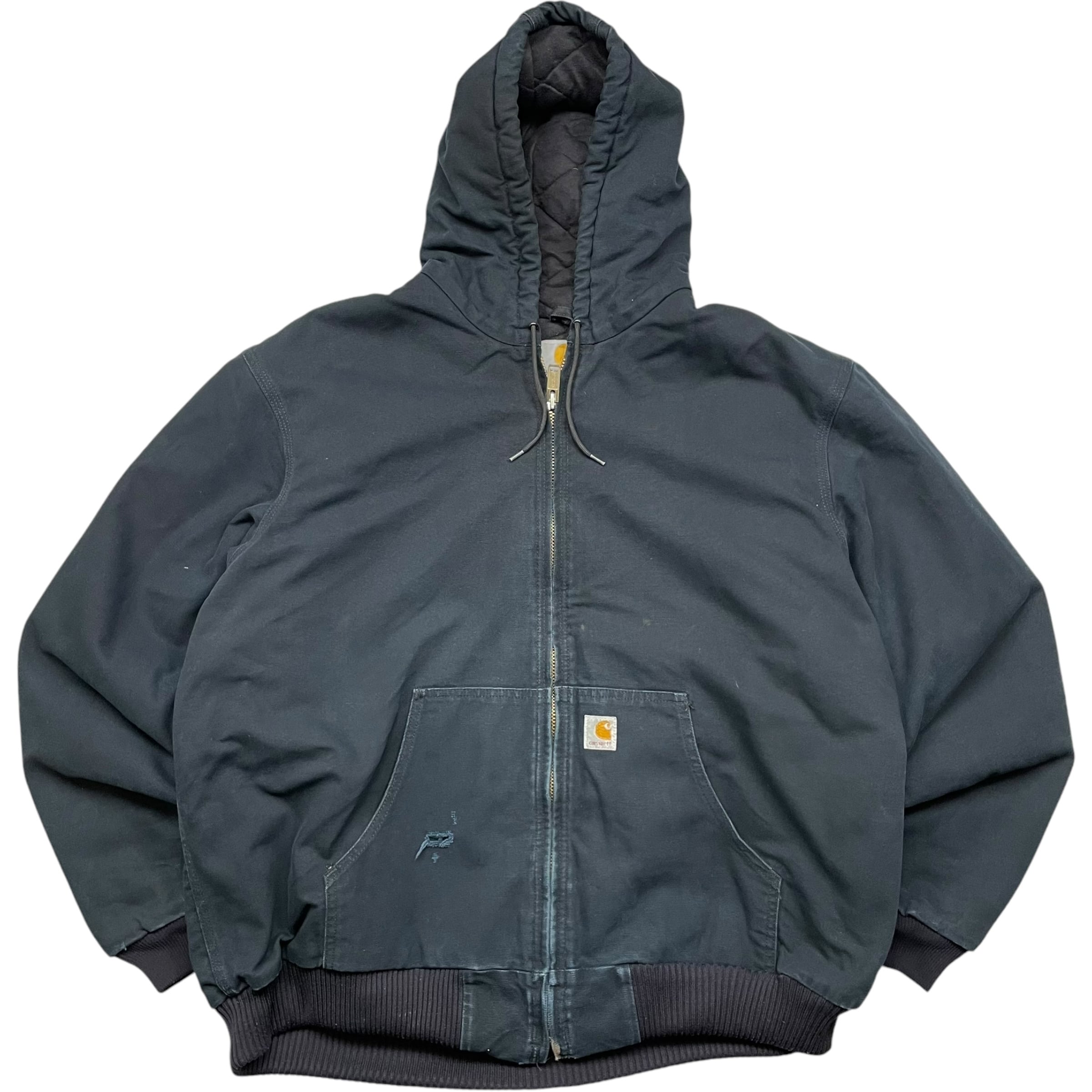 《XXL》 Carhartt カーハート アクティブジャケット ダックジャケット ブラック USA製 no.4757