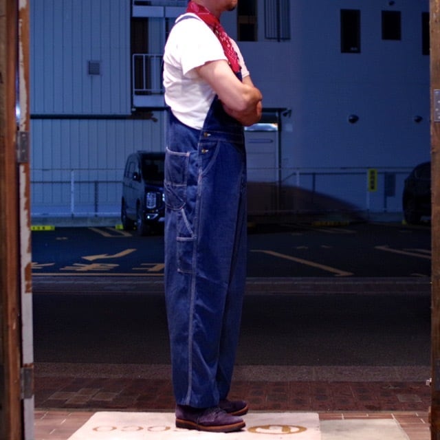 1950s Red Camel Denim Bib Over-Alls W 37 / ヴィンテージ 50年代