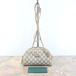 .OLD GUCCI PLUS HALF MOON TYPE GG PATTERNED SHOULDER BAG MADE IN ITALY/オールドグッチプラスハーフムーン型GG柄ミニショルダーバッグ 2000000063867