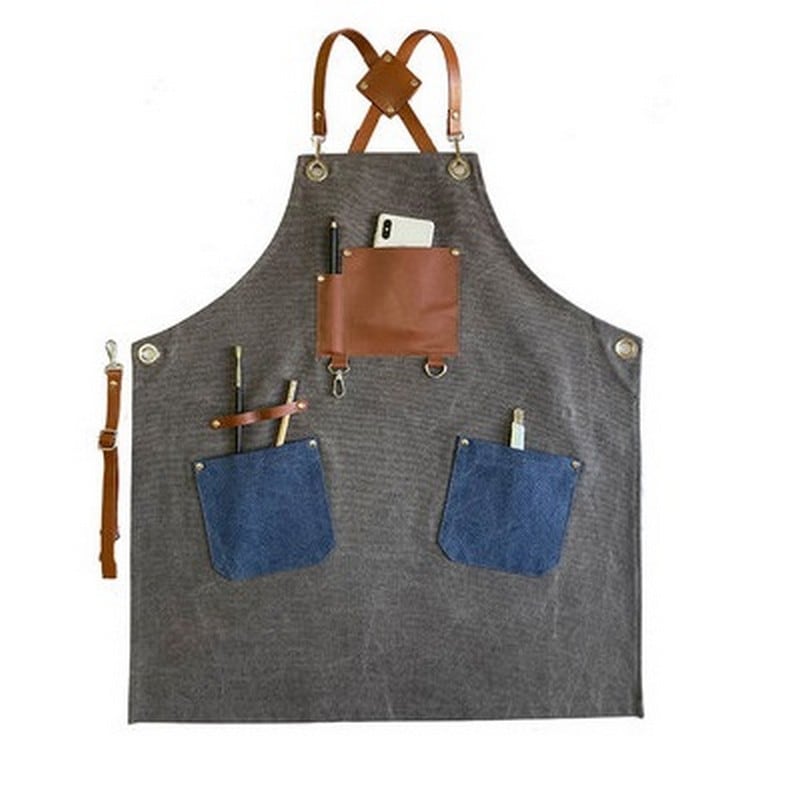 キッチンキャンバス エプロン 4color EP698