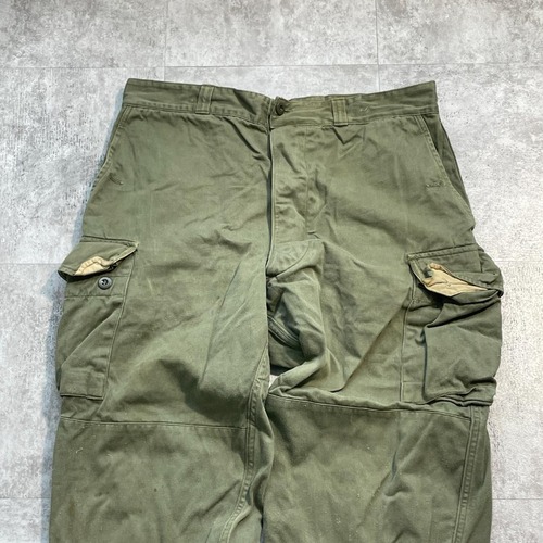 60s フランス軍 実物 M-64 フィールドパンツ 92 XC w35 詳細写真2