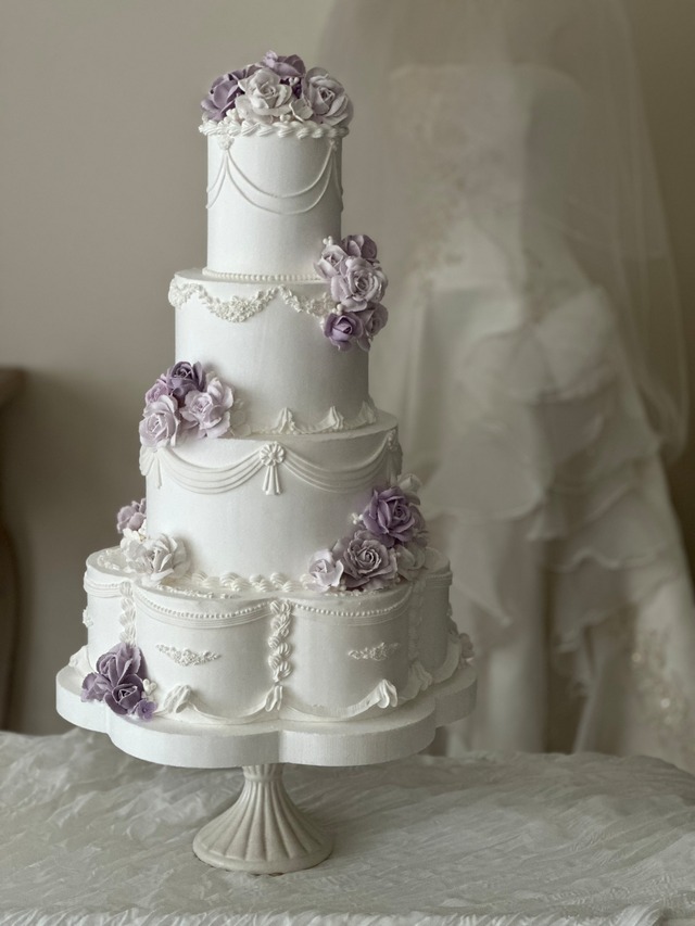 Wedding Art Cake - by Partner Artist Eriko【カート 購入不可/お問い合わせにて受付】No.131