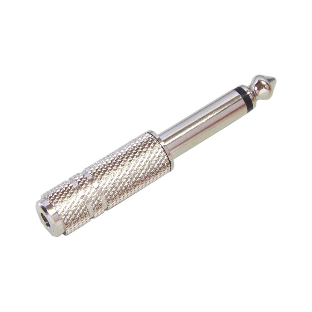 φ3.5mm ステレオミニジャック(メス)を⇒φ6.3mm モノラル標準プラグ
