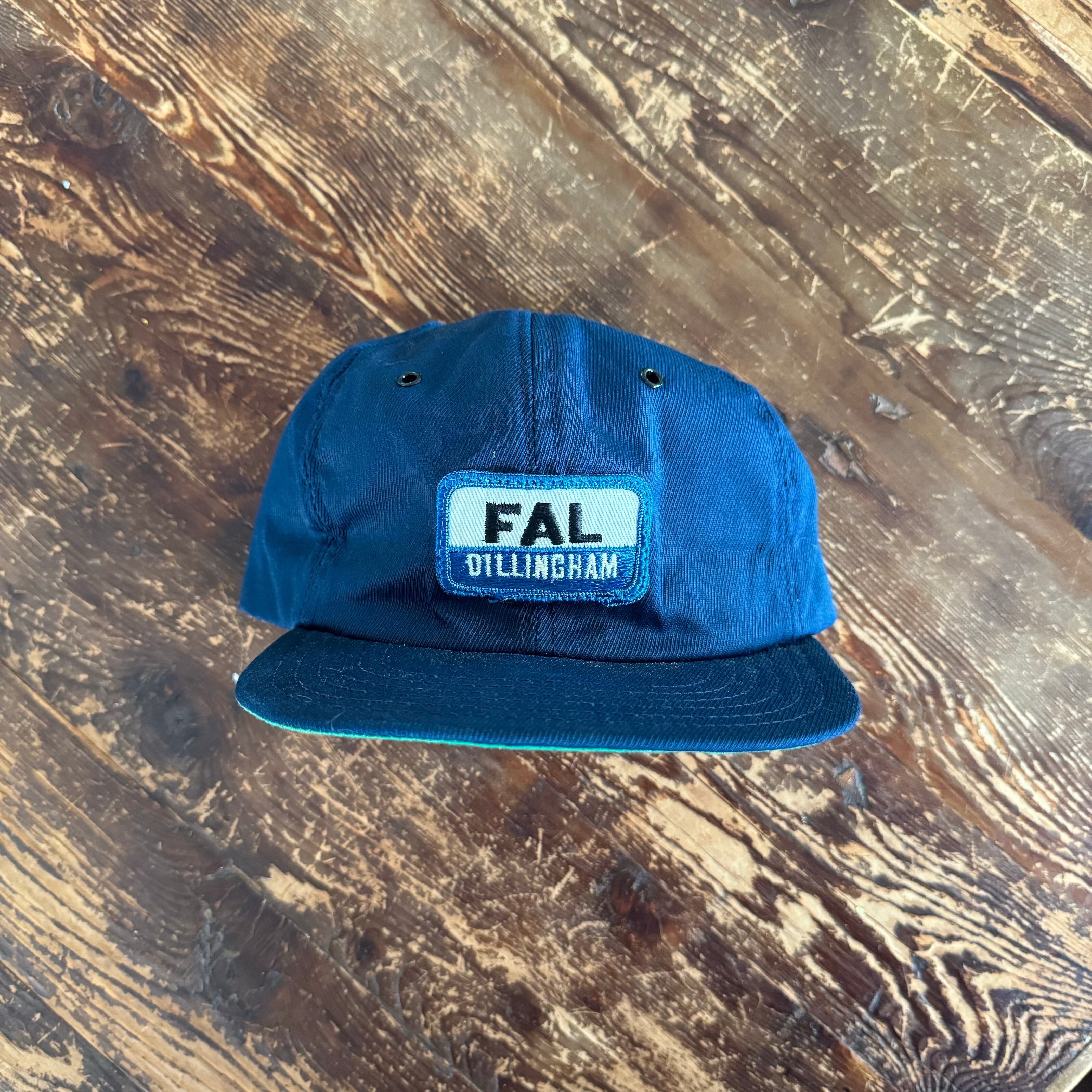 Circa 80's DEADSTOCK "FAL" employees trucker hat / Navy