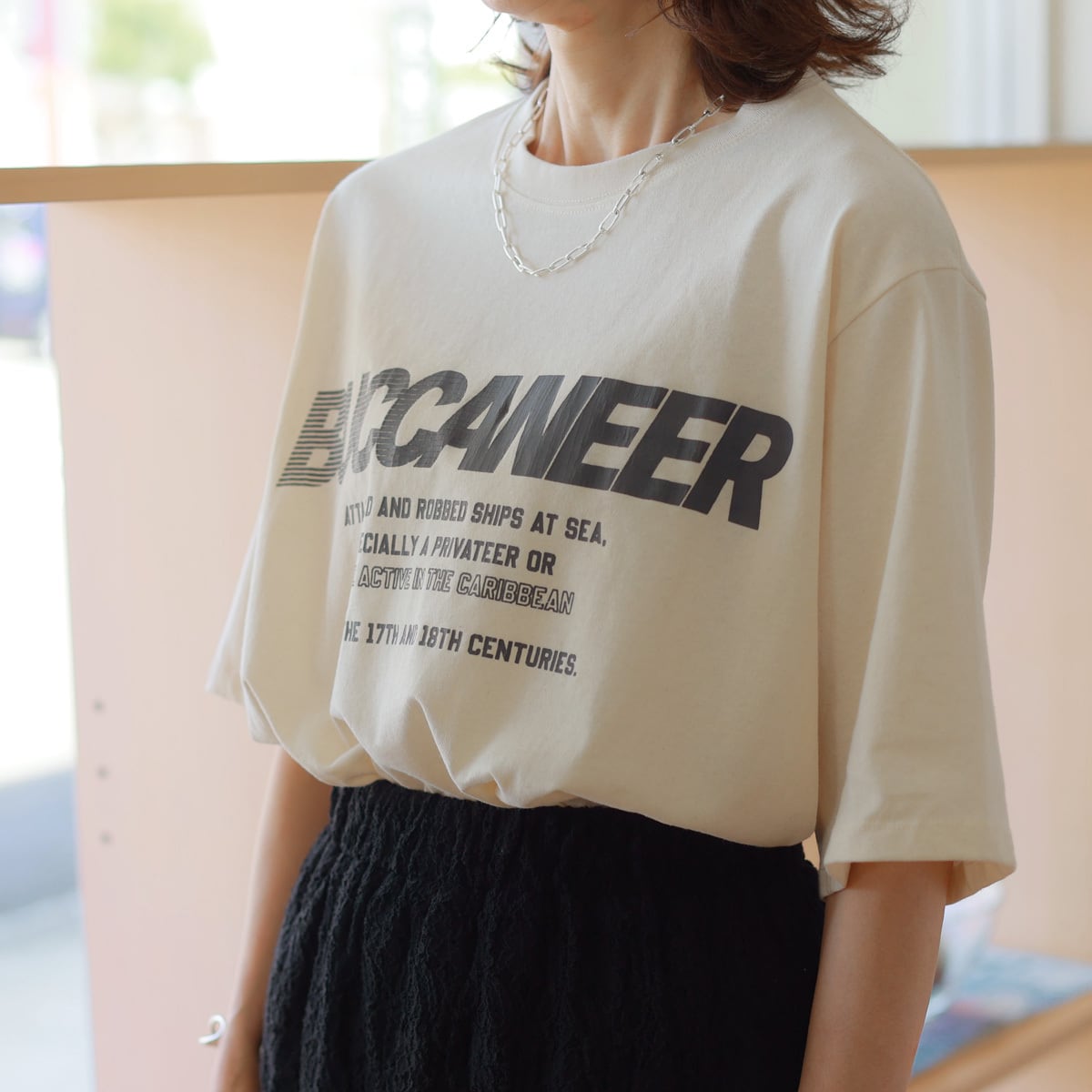 Priority (プライオリティ) リラックス&ヴィンテージ レタードTee