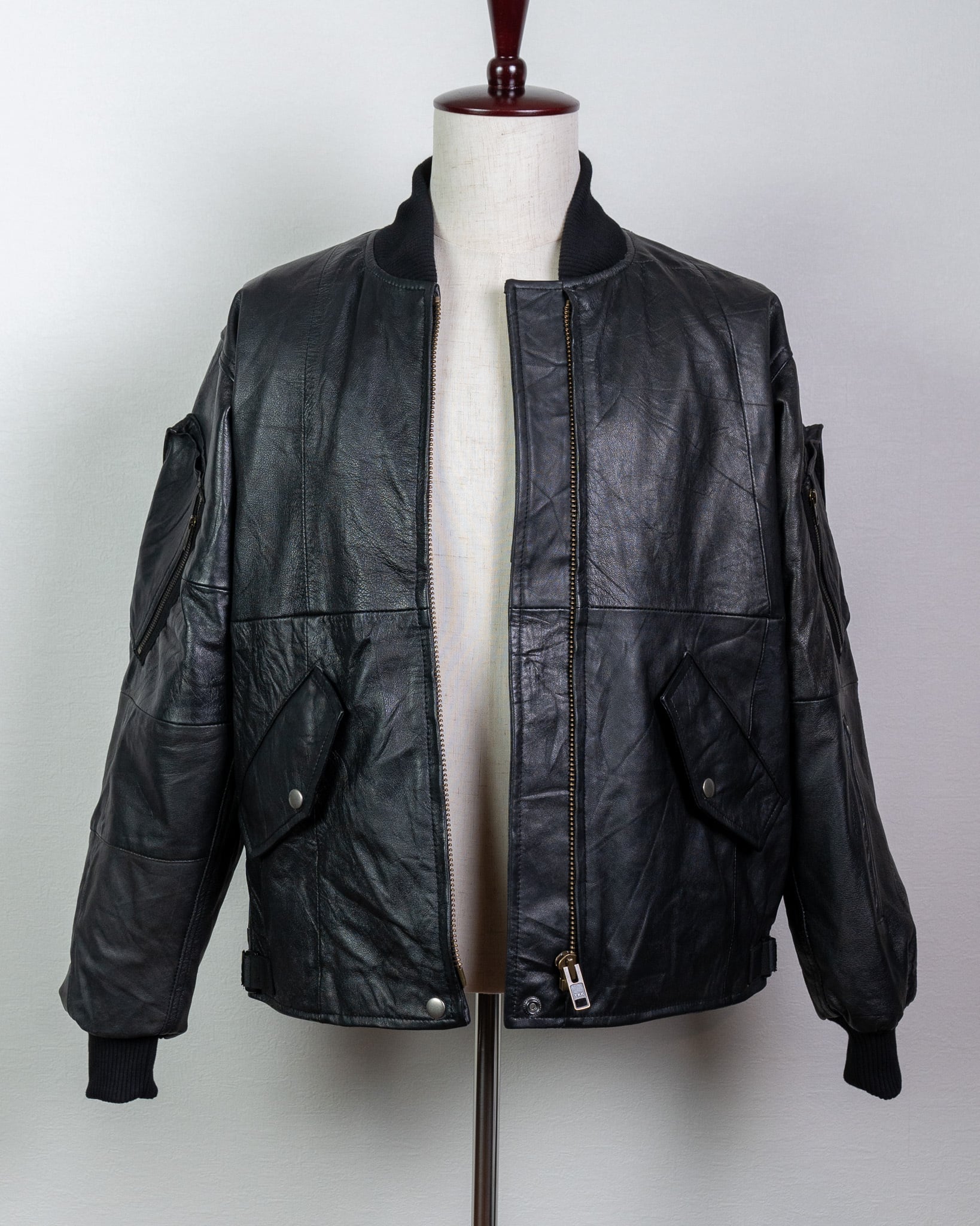 Yoused ユーズド　カナディアンフライトレザージャケット yoused】CANADIAN FLIGHT LEATHER JACKET-OIKOS 毎日を楽しく豊かに