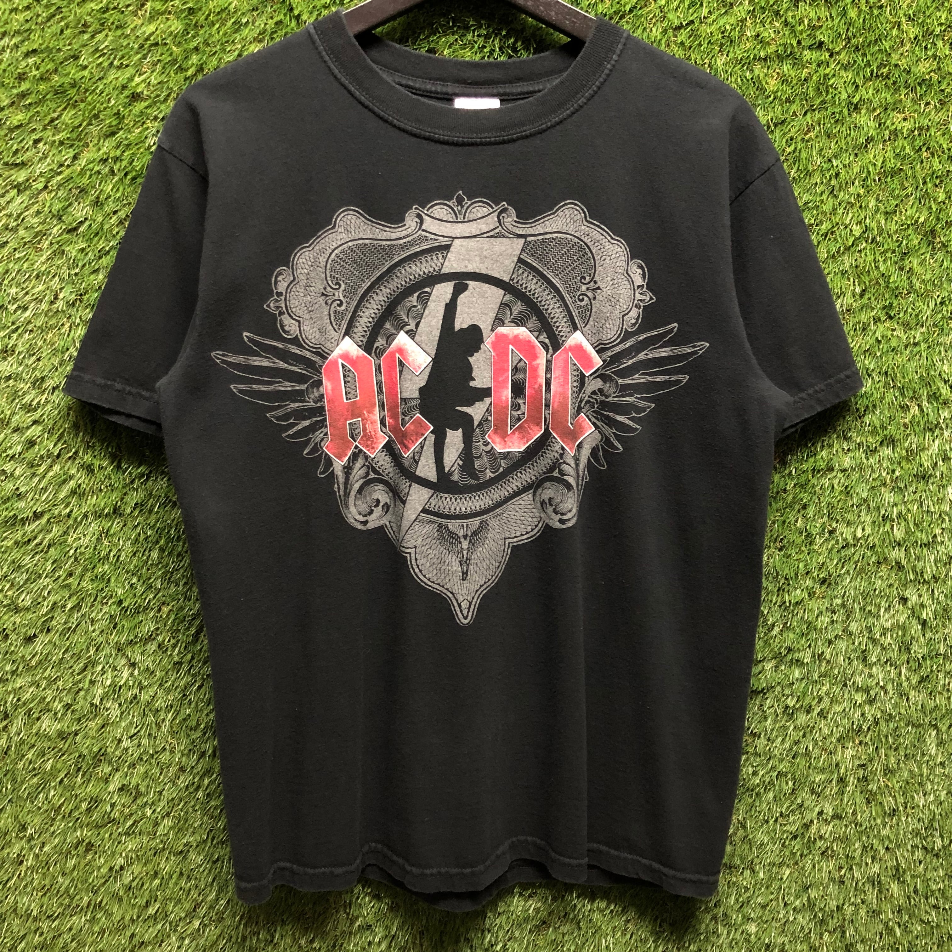 レアvintage《AC/DC エーシーディーシー》バンドタンクトップ/メンズL