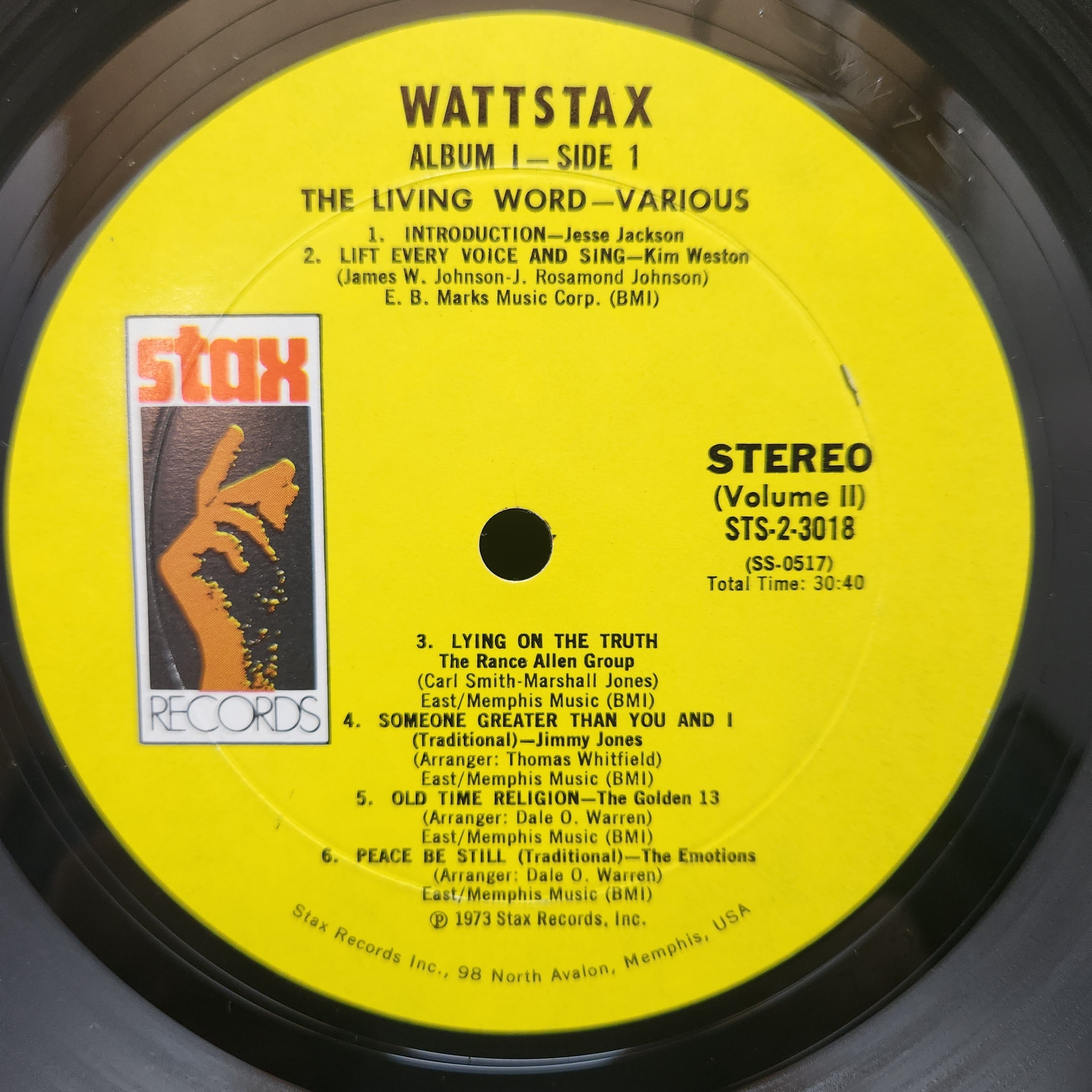 Various / The Living Word - Wattstax 2 [STS 2-3018, STS-2-3018] - 画像4