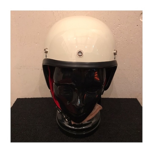 Rocket Helmet / Rocket Club  White  (with snap button)