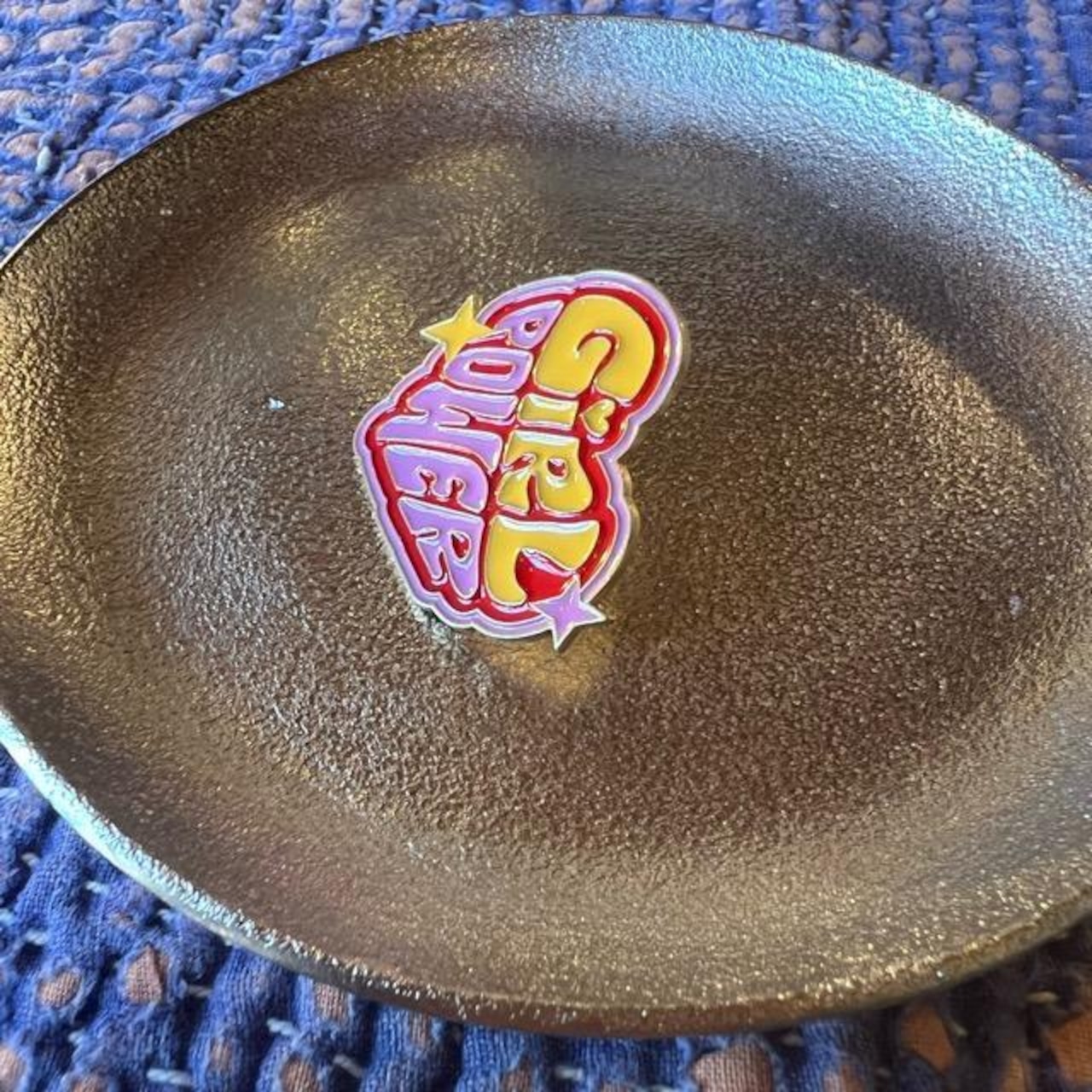 TOPANGA Jewelry　pin brooch　Candy Heart Girl Power　ピンブローチ　キャンディーハートガールパワー　プレゼント　ギフト　