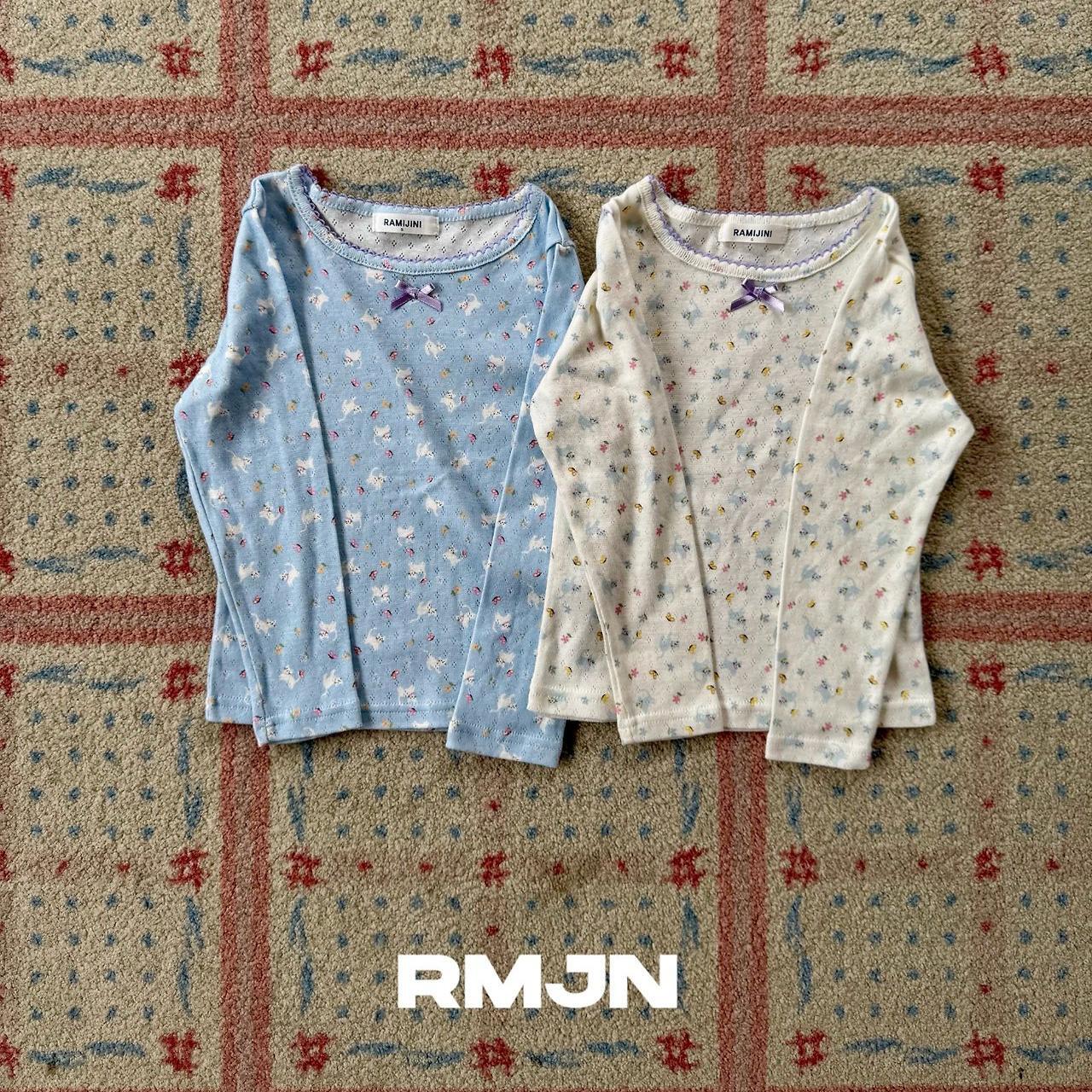 【2点送料無料】«予約»«ジュニアサイズあり»«RAMIJINI» ハッピーキャットトップス 2colors