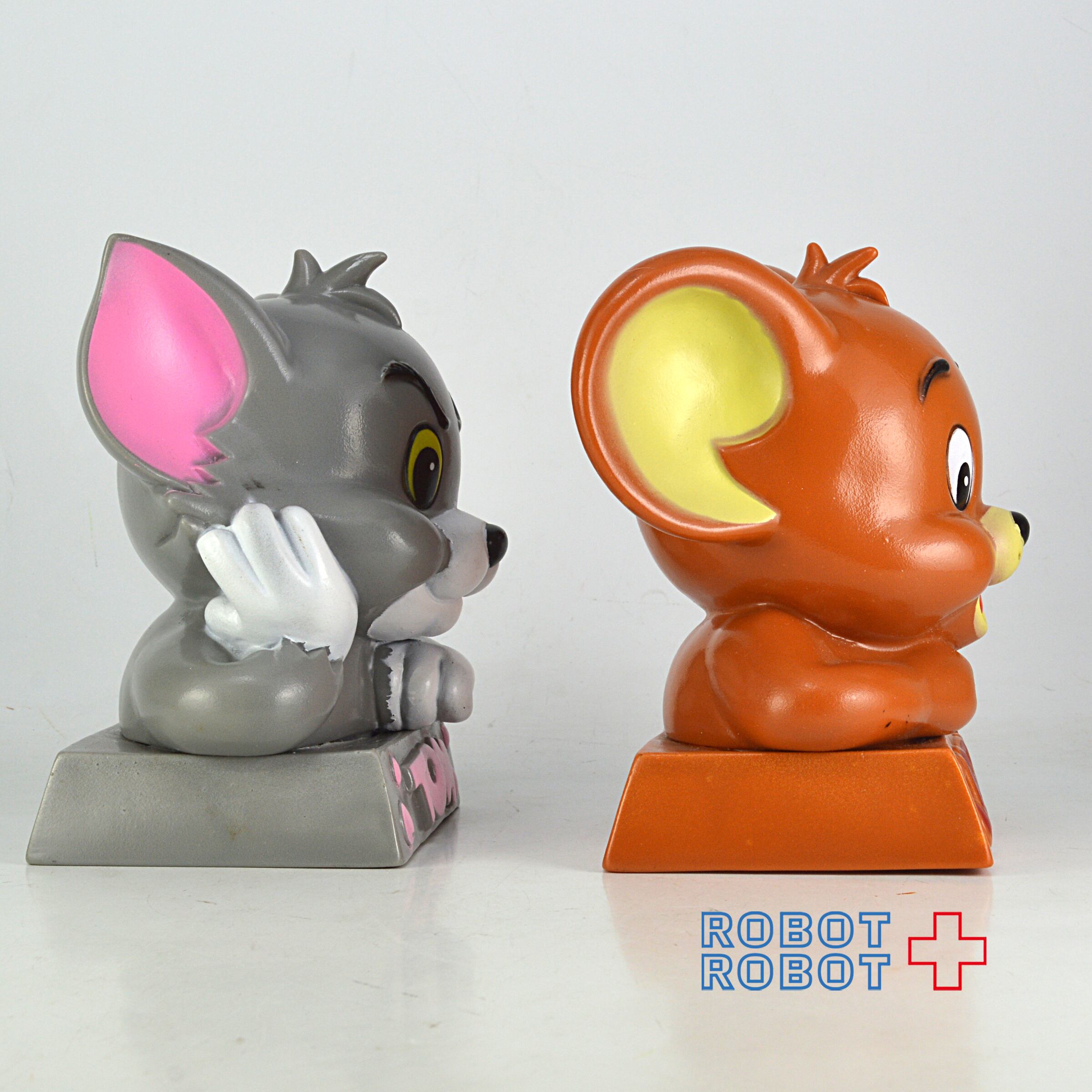 トムとジェリー 片手頬杖 ソフビ貯金箱 セット | PAY ID