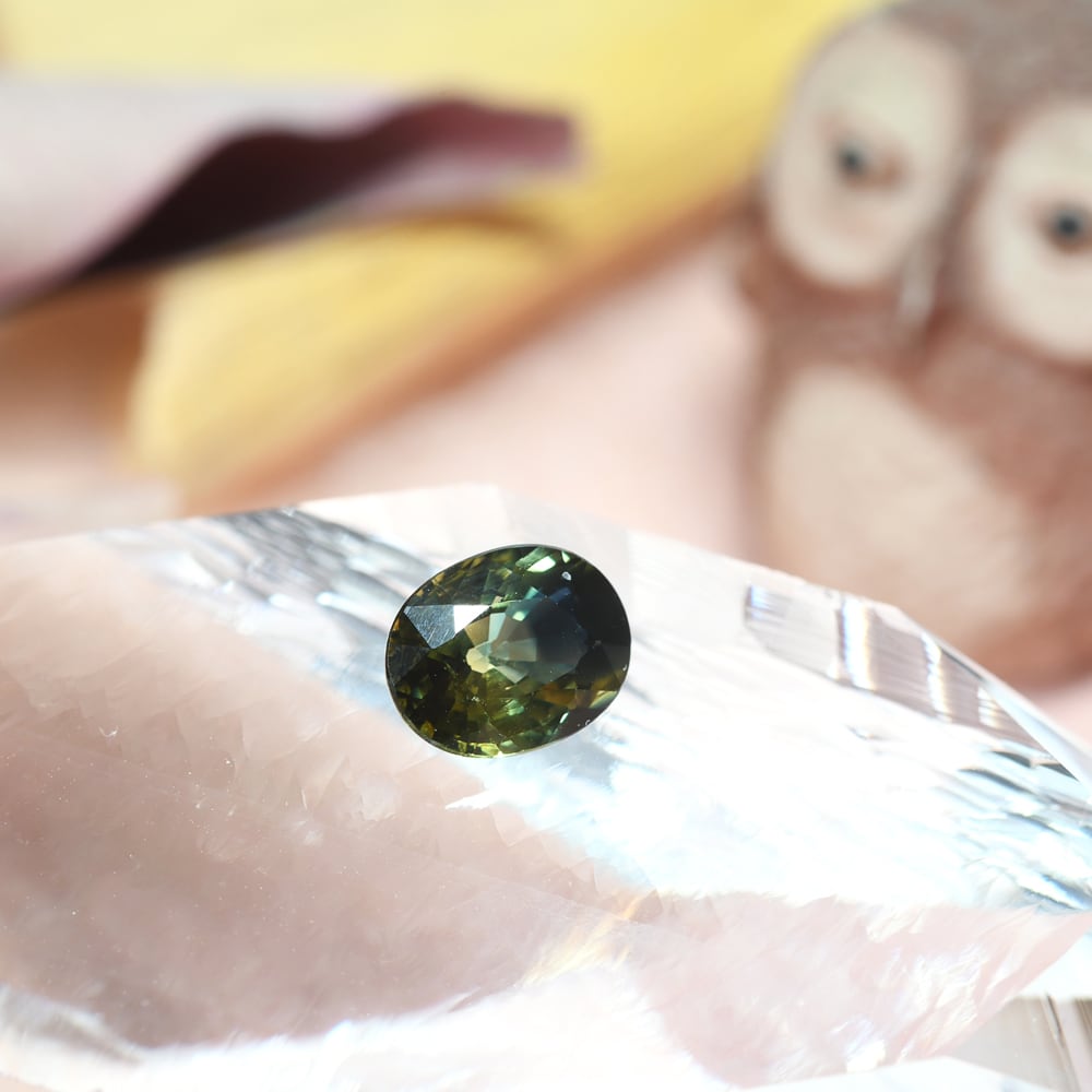 バイカラーサファイア オーストラリア産 0.788ct #JWS3409 | EBiS GEM