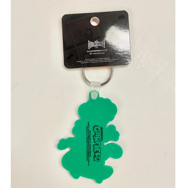 Garfield rubber key ring