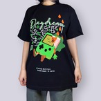うたたねゲームボーイ｜Tシャツ-黒