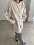 【新作5%OFF・3日間】Satin Single Jacket_2colors
