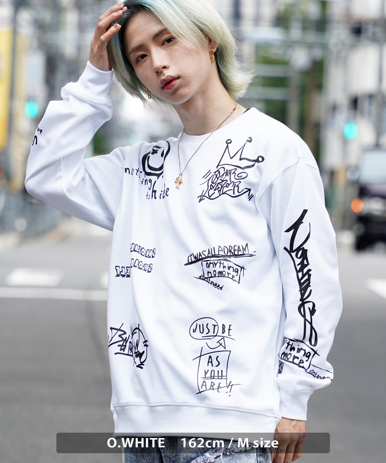 ◆タギング 総柄 トレーナー◆wi-319082