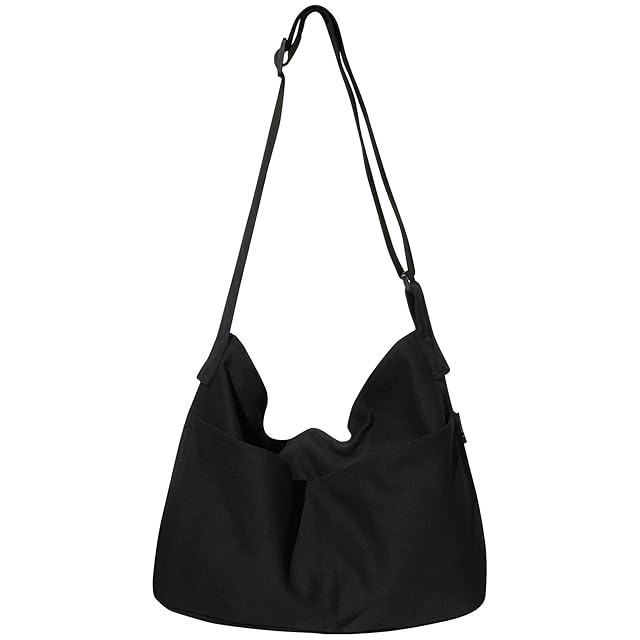 PRADA◇ワンショルダーバッグ/ハーフムーン/トートバッグ/レザー/BLK
