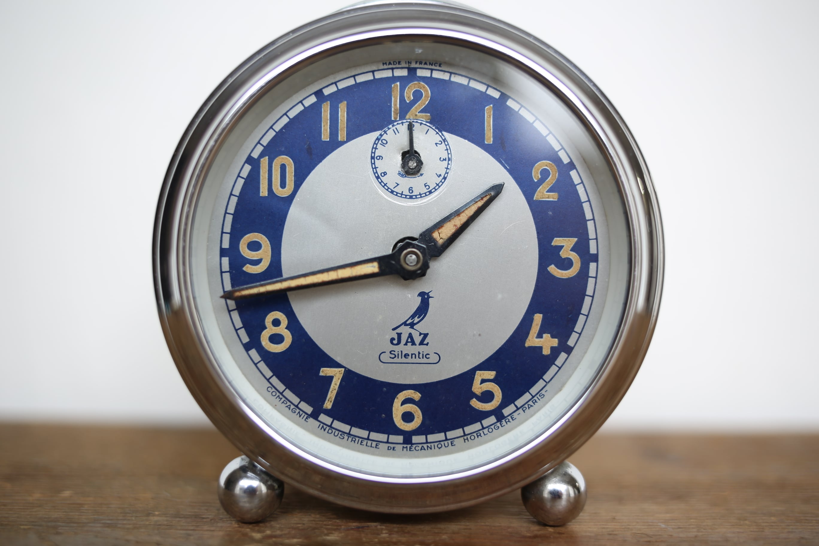 フランス アンティーク ヴィンテージ JAZ 目覚まし時計 N-00006 | EMUPARIS