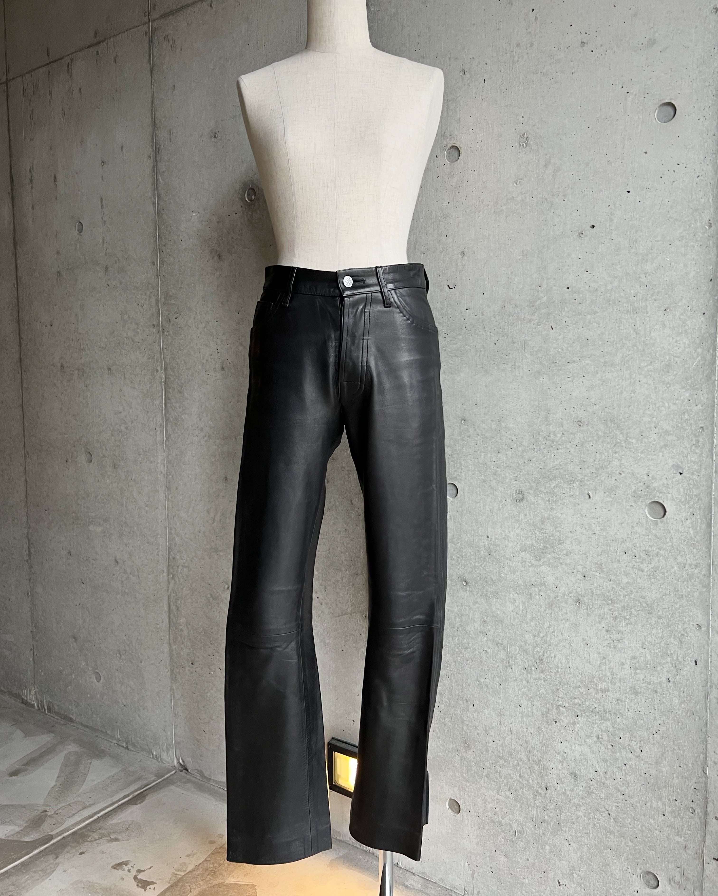 90s agnes b leather pants | tamago store 90s agnes b leather pants | tamago store