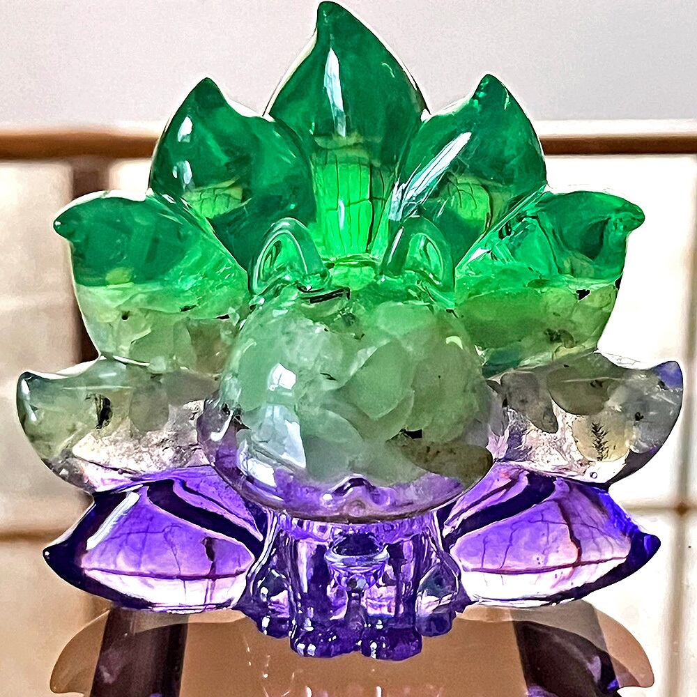 【1点もの】九尾の狐オルゴナイトプレナイト