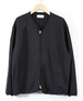 Knit Cut & Sewn Zip Blouson　Black