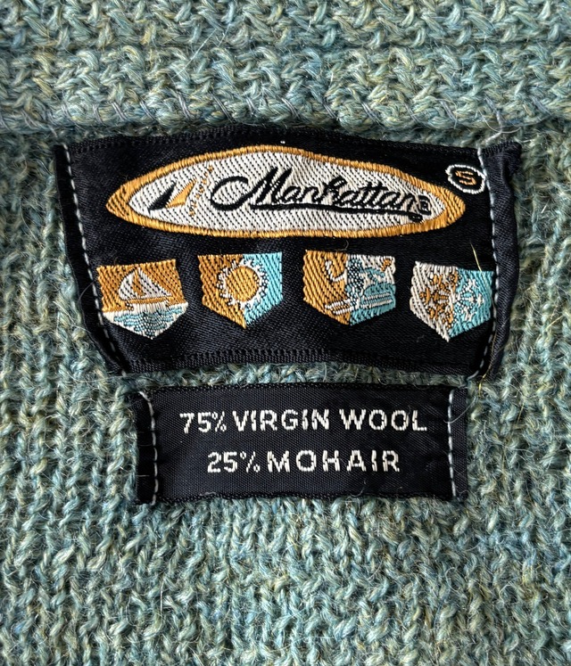 -Manhattan- Vintage 60s S Mohair Cardigan