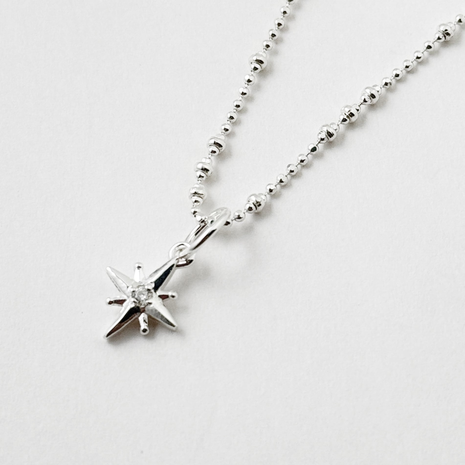 ジルコニア リトルスター ネックレス