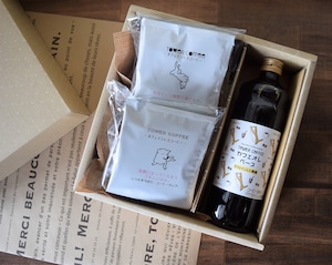 【カフェインレス】ギフトセット カフェオレベース&コーヒーバッグ