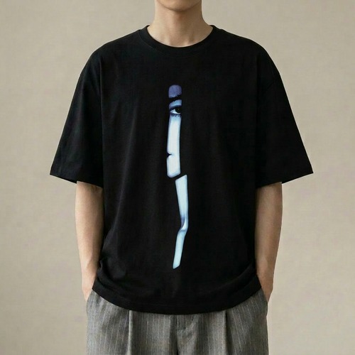 半袖 プリント フォトTシャツ  10166