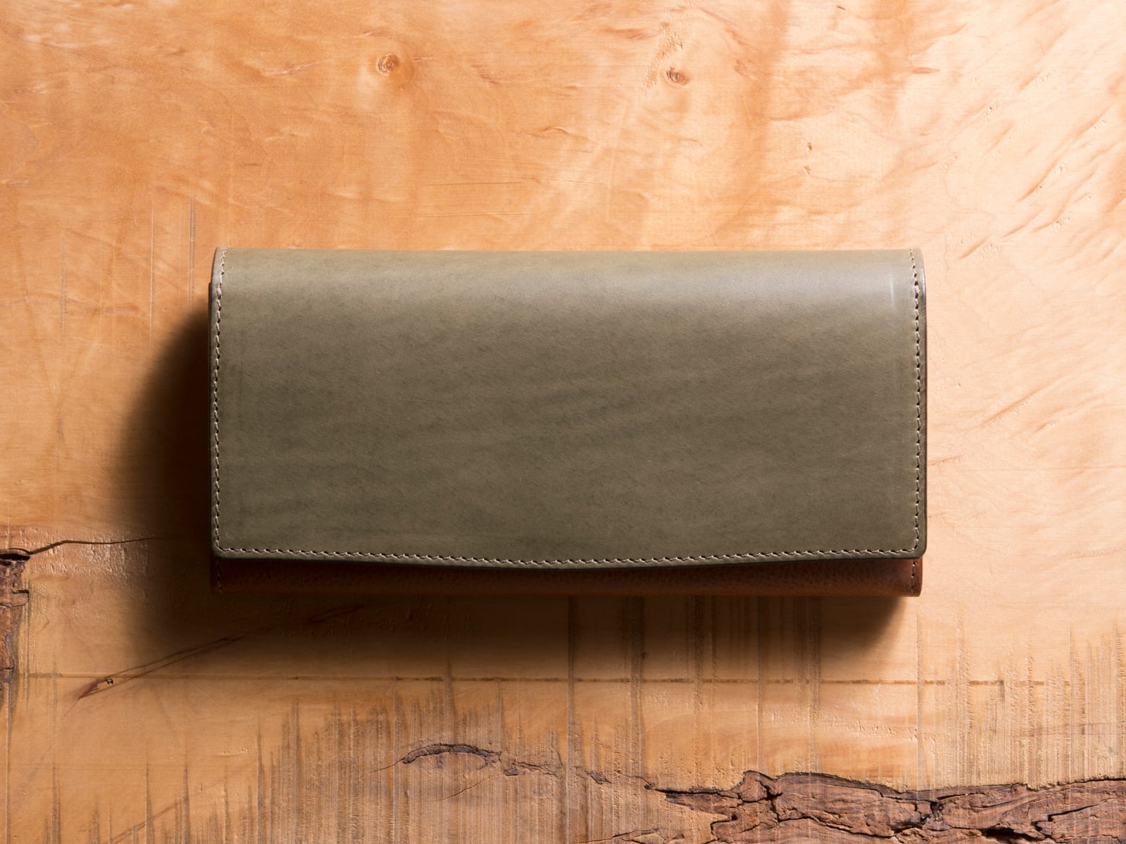 Basic Long wallet ＃エレファントグレー シンプルで上質な長財布