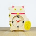 「招き猫」木製置き掛け時計　