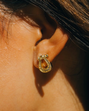 18kgp horseshoe pierce【GOLD】#p22