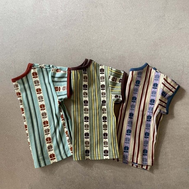 【予約商品】&pal / retro stripe T / 3col