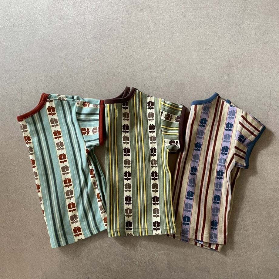 【予約商品】&pal / retro stripe T / 3col