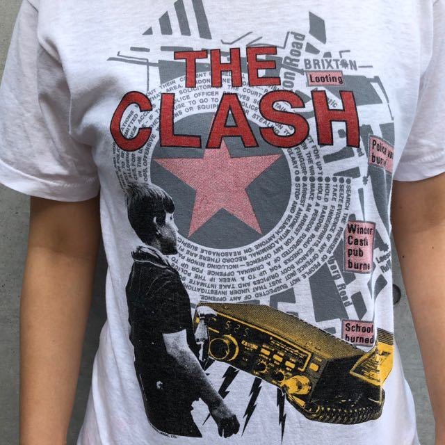 THE CLASH クラッシュ 80s ヴィンテージTシャツ ロックT /1800301 ...