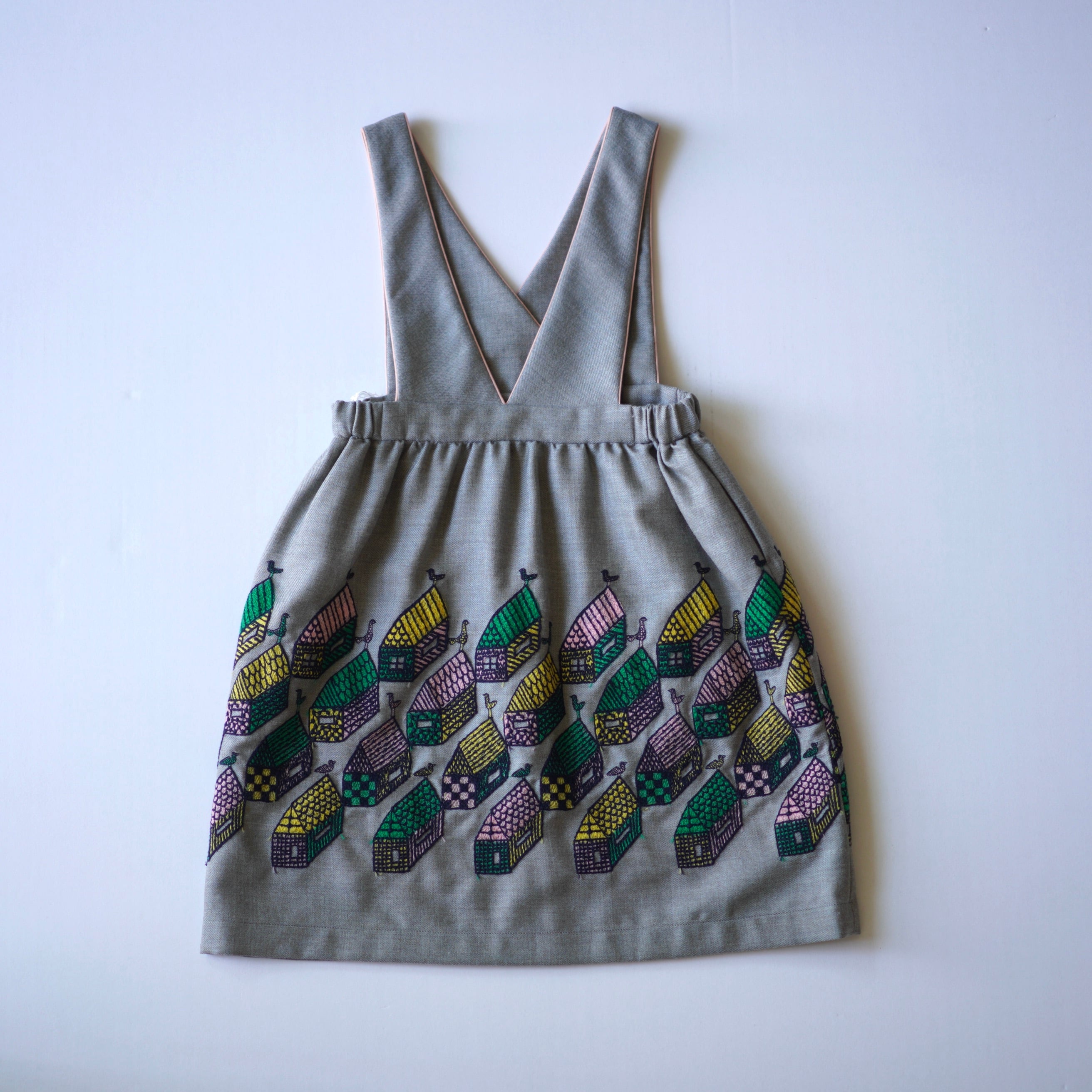 mina perhonen 〉village / ABA5085P / light gray / 110〜140 mina perhonen 〉village / ABA5085P / light gray / 110〜140