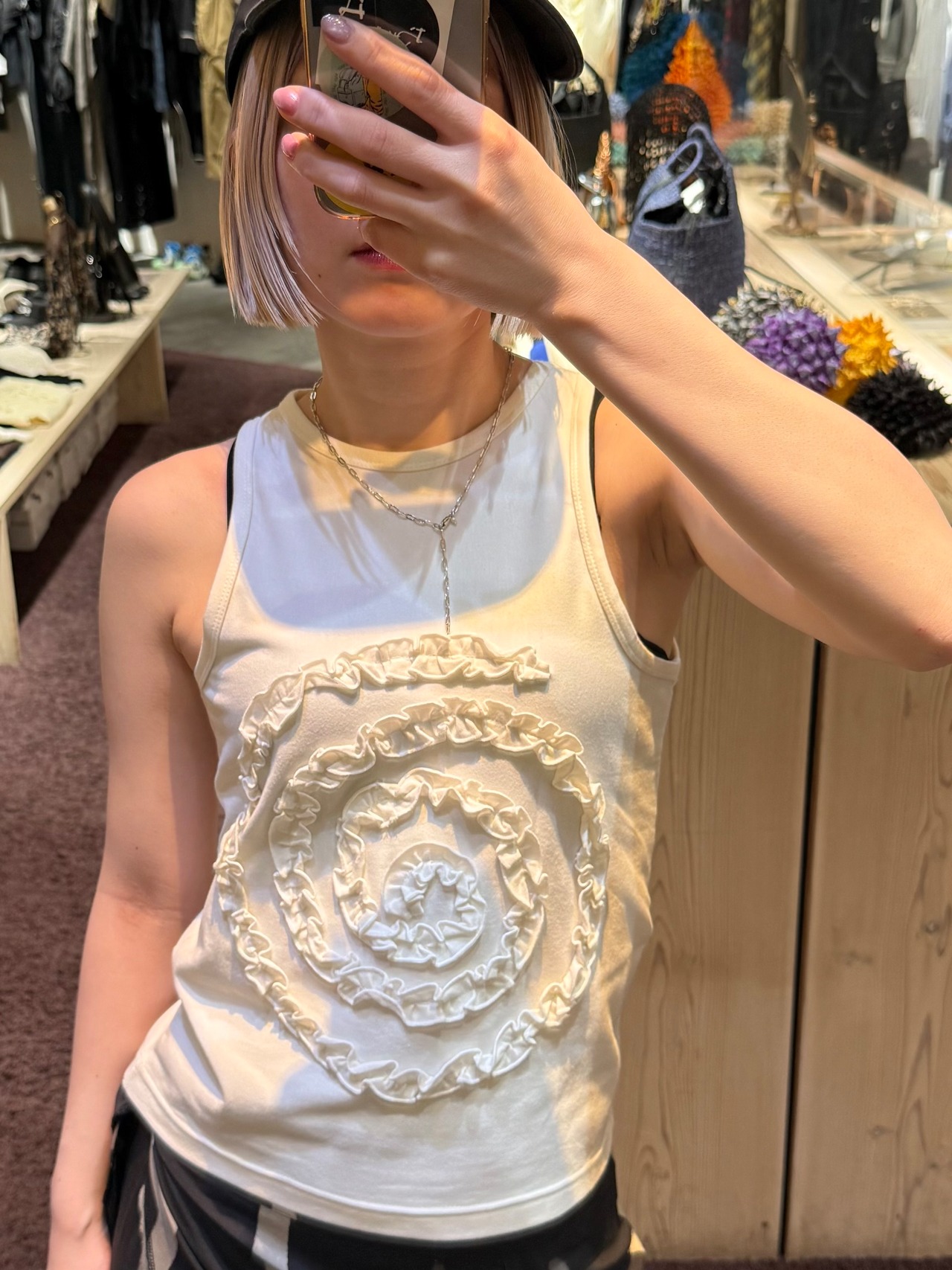 SUKU HOME スクホーム /  FREILL SWIRL TANK / タンクトップ - 2