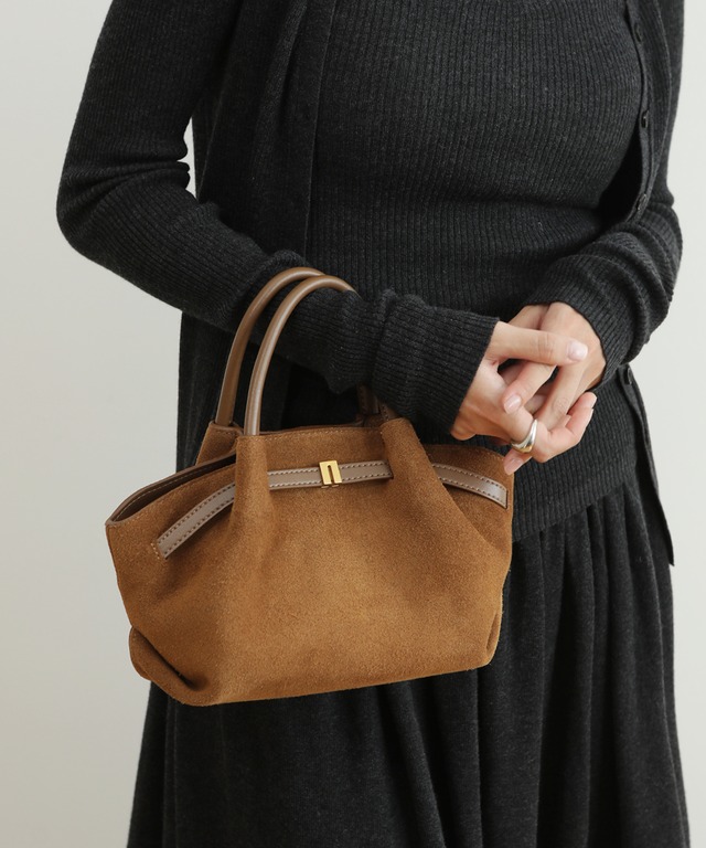 smallスエードトートバッグ【e-70259】