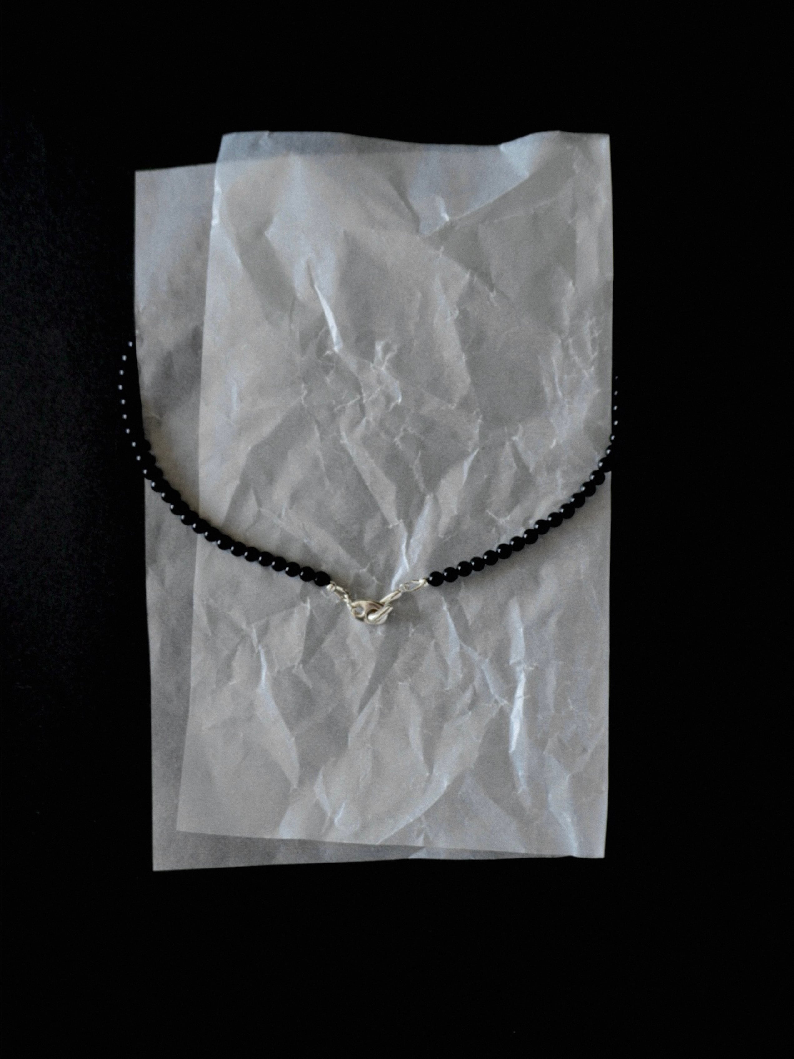 narrow hook chain choker silver | magnolia