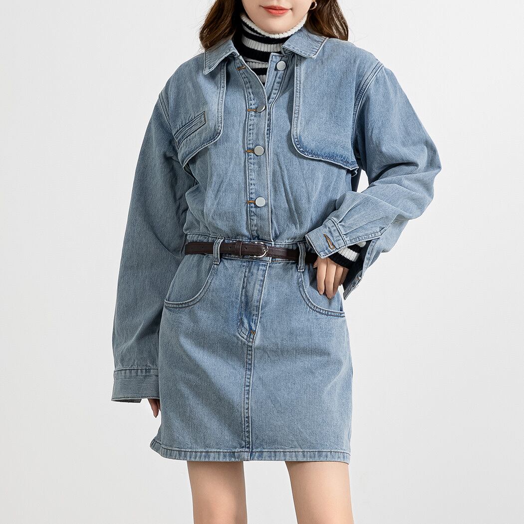 宅配便】デニムミニワンピース／tops1772 | DAY CLOSET｜ レディース