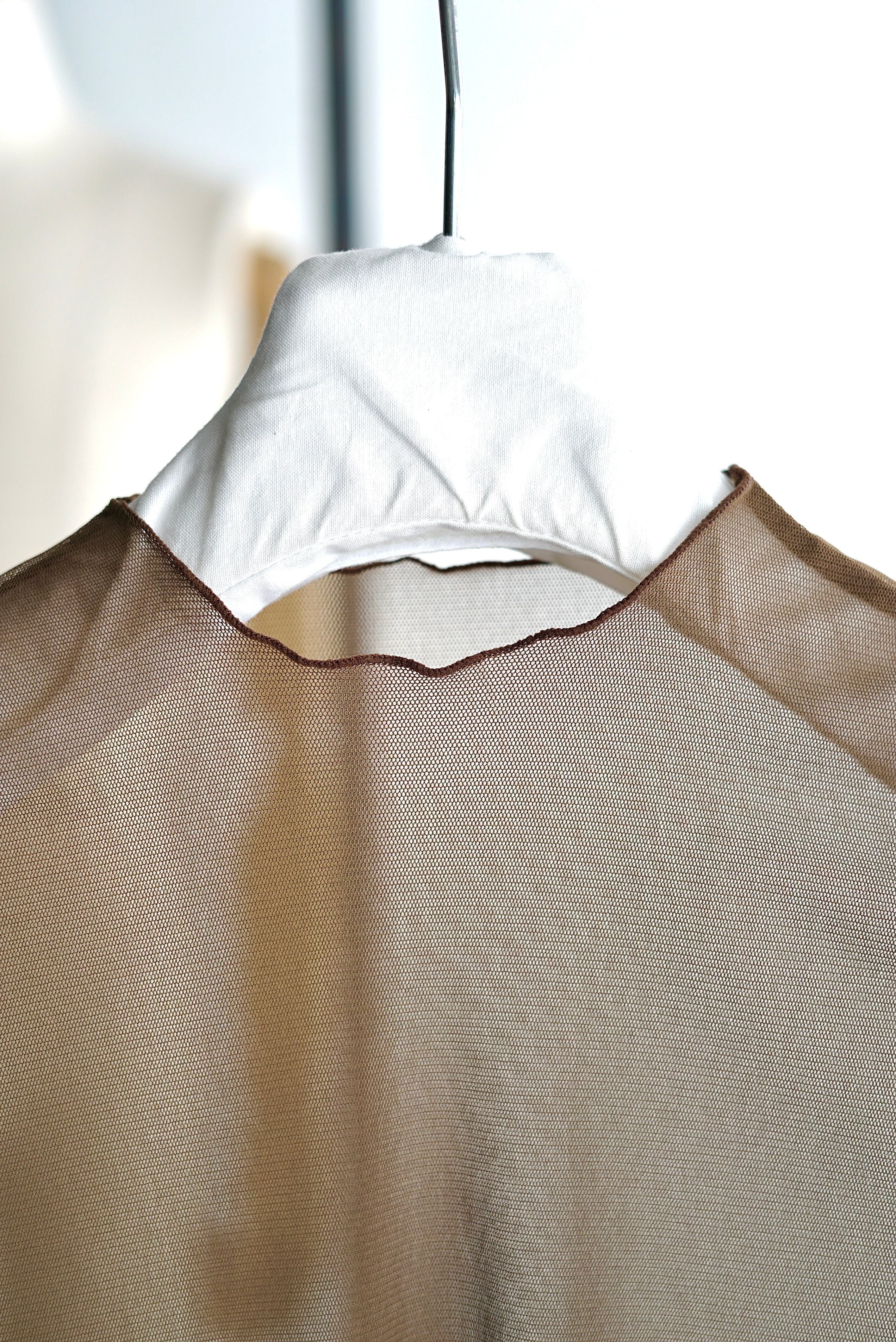 OVERNEATH / Longsleeves Tull Net (Bodysuit 088) (Grey , Beige