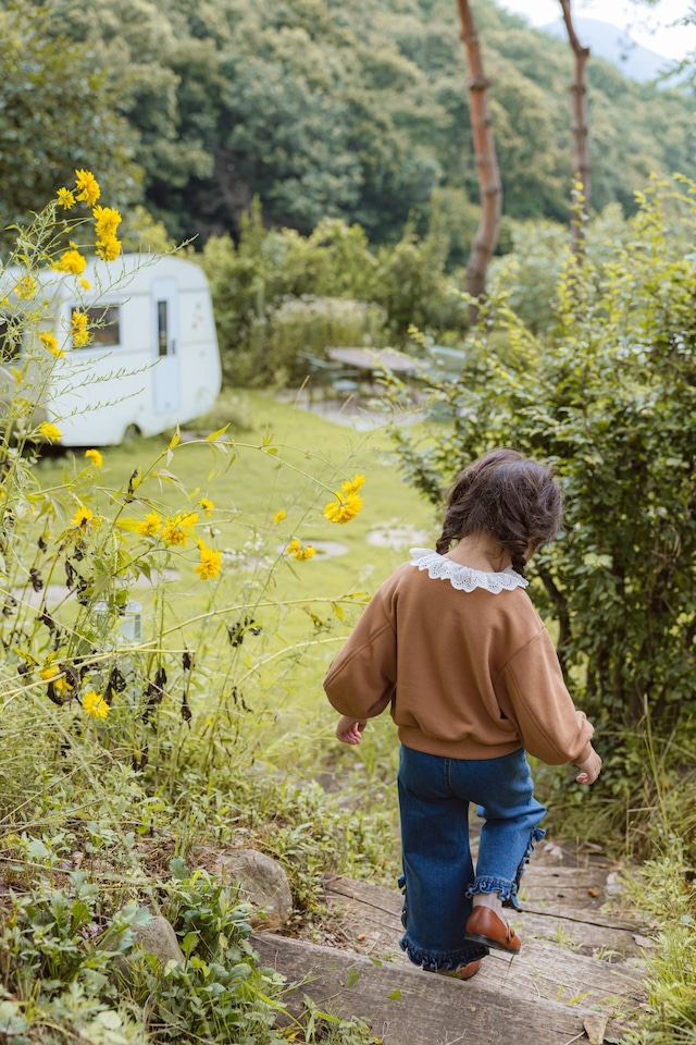 【即納】<flo>  Sua denim pants