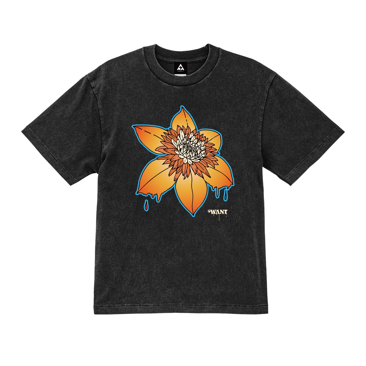 WANT clematis TEE [フェードブラック]