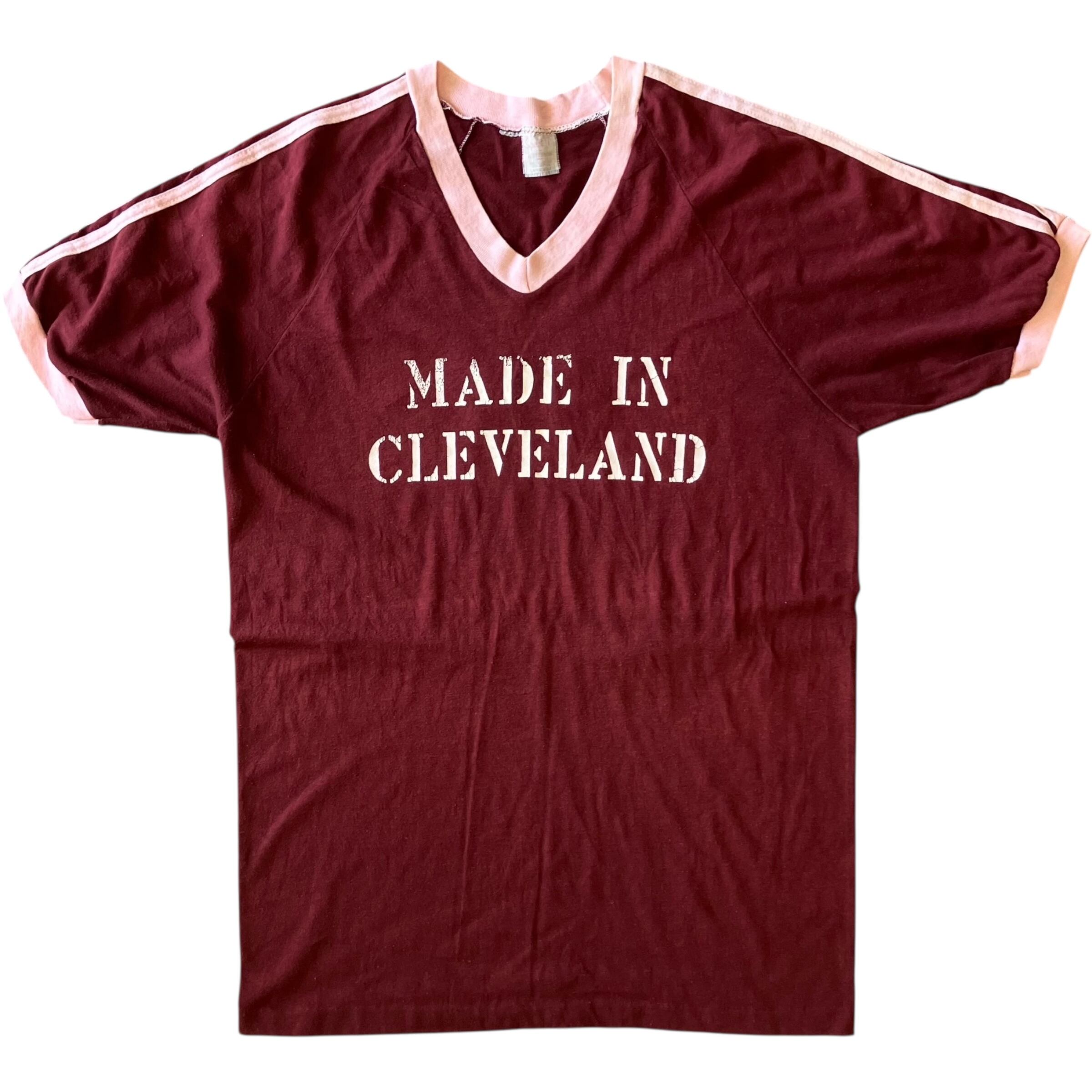 《L》Sport-T by STEDMAN リンガーTee Vネック フロッキープリント No.2234