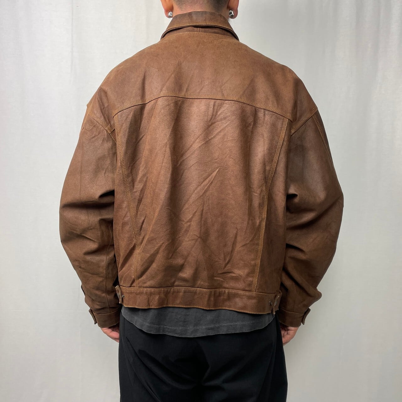 w_a_t_a_r_uFrance製　EXPRESSO   leather blouson