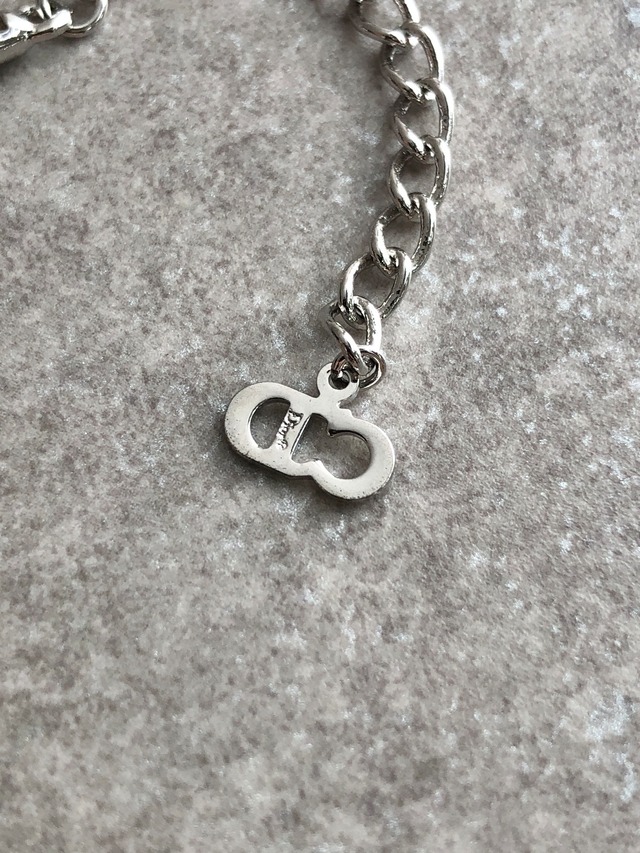 Christian Dior クリスチャン ディオール ネックレス シルバー ロゴ vintage ヴィンテージ オールド ytk2tc